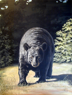 "Out of Nowhere" Wildlife Art
